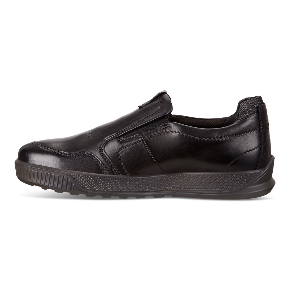 Mens Slip On - ECCO Byway Sneakers - Black - 5249OTQUI